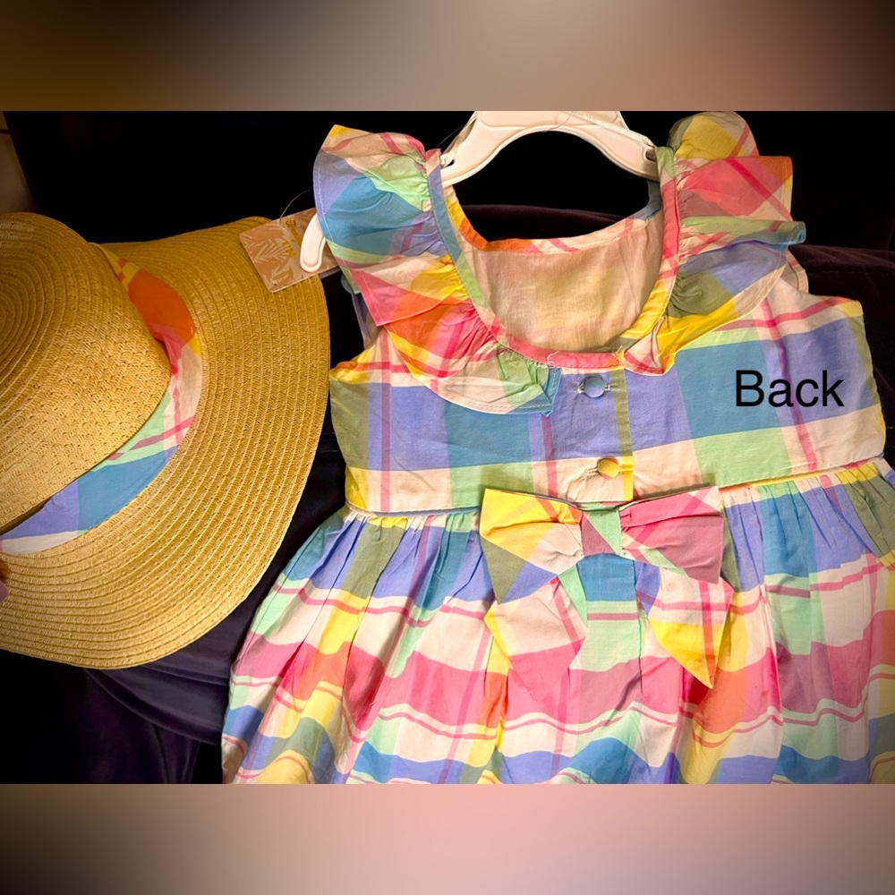 New Adorable Sun Dress for Girl 3 to 4 years old, with Sunhat, Tommy Bahama - Picture 4 of 11